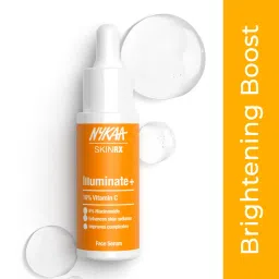 Nykaa SkinRX llluminate+ with 10% Vitamin C + 5% Niacinamide Serum for Bright, Radiant Skin Glow-image-81