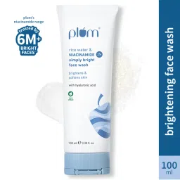 Plum 2% Niacinamide Face Wash With Rice Water For Oily Skin, Brightens & Hydrates-picture-17