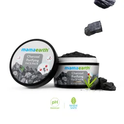 Mamaearth Charcoal Purifying Face Pack Detoxifies, Deep Cleanses, Minimizes Pores & Brightens Skin-image-77