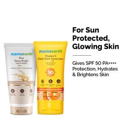 Mamaearth Vitamin C Sunscreen & Ubtan Face Wash Combo for Tan Removal & Glowing Skin-picture-27