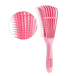 Matra Detangling Hair Brush Vented Comb - Wet Detangler With Spacing Clip (Any Color) image 1