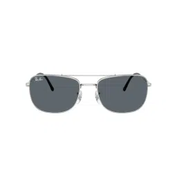 Ray-Ban Unisex UV Protected Grey Lens Rectangle Sunglasses - 0RB3755003/R559 (59)-image-57