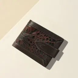 Hidesign Gangnam - W3 Mens Bi Fold Brown Wallet-image-35