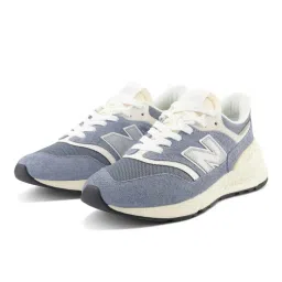 New Balance Unisex 997R Blue Sneakers-image-0