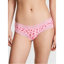 victoria's secret intimates Victoria's Secret PINK Wink Lace-Trim Cheeky Panty - Pink-picture-17