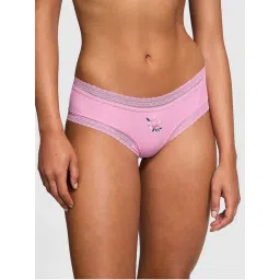 victoria's secret intimates Victoria's Secret PINK Wink Lace-Trim Cheeky Panty - Pink-picture-15