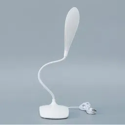 Kuber Industries Water Drop Base Table Lamp, USB plug in Table Light, Non-Rechargeable, White-picture-13