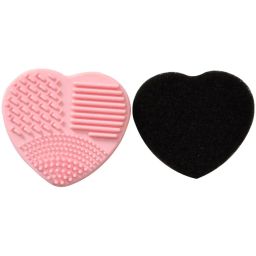 Veoni Belle Dual Make Up Brushes Cleanser Pad For Wet & Dry-picture-2