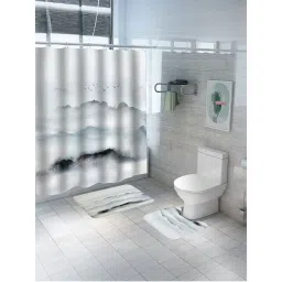The Better Home Shower Curtain & Bath Mat Set Misty Peaks-picture-10