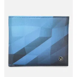 Allen Solly Men Blue Printed Leather Wallet-picture-15