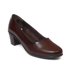 Zoom Shoes Womens Brown Genuine Leather Pumps-picture-23