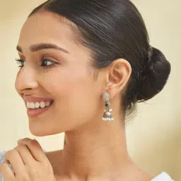 Fabindia Metal Jhumka Earrings-image-44