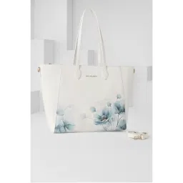 Van Heusen Women White Printed Formal Handbag-image-19
