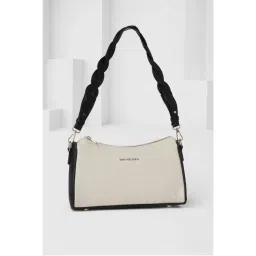 Van Heusen Women Beige Textured Casual Handbag-image-97