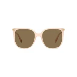 Polaroid Women Brown Square Full Rim Uv Protection Sunglass-20672035J56Sp (56)-picture-13