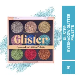 Half N Half Glister Eyeshadow Glitter Shimmer Palette-picture-11