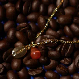Tangerine Coffee Berry Neckpiece image 2