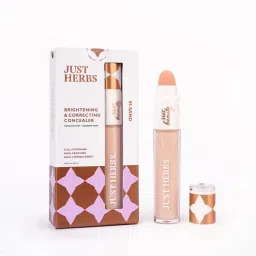 Just Herbs Brightening & Correcting Concealer, Natural – Ayurvedic & Buildable Coverage-image-58