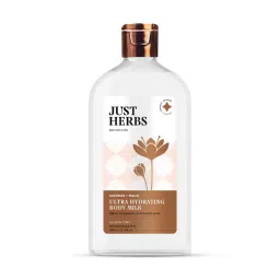 Just Herbs Saffron + Malai Ultra Hydarting Body Milk-image-36