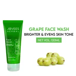 Jovees Herbal Grape Fairness Face Wash For Dull Skin Removes Dark Spots And Gives Healthy Looking Skin - 120 ml-image-97