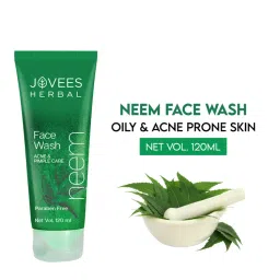 Jovees Herbal Neem Face Wash For Acne And Pimple Care Bright, Clear And Glowing Skin - 120 ml-image-53