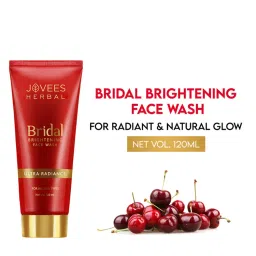 Jovees Herbal Bridal Brightening Face Wash For Ultra Radiance & Brightening Skin For All Skin Types - 120 ml-image-21