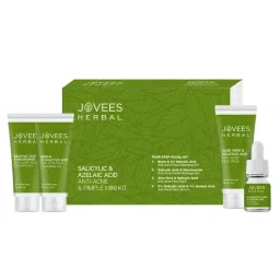 Jovees Herbal Salicylic & Azelaic Acid Anti-Acne & Pimple Mini Facial Kit For Oily & Acne Prone Skin-image-89