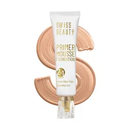 Swiss Beauty Primer Mousse Foundation 2 In 1 Velvety Matte Finish Weightless Feel-picture-20