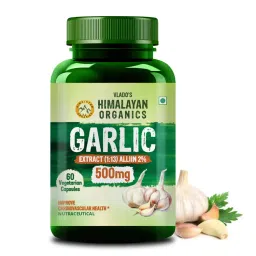 Vlado's Himalayan Organics Garlic 500mg Capsules-image-39