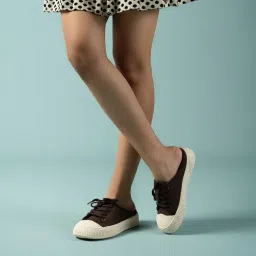 Theater Women Elves Brown Lace Ups Sneakers-image-94