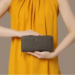 Lavie Mono Sacy Womens's Zip Wallet (Choco) (L)-picture-18