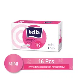 Bella Tampon Mini for Women, High Absorption, Light Flow, Comfort Fit, Leakproof (16 Pcs)-image-49
