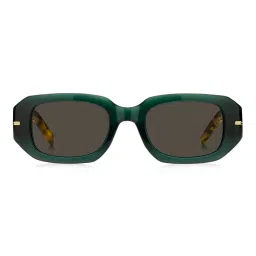 hugo boss accessories Hugo Boss Women UV Protected Polarized Full Rim Grey Lens Rectangle Sunglasses - 206461XGW50IR (50)-picture-37