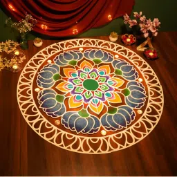 Island Rangoli Bhavy 46 Inches Crochet Series Floatable Rangoli-image-4