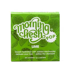 Morning Fresh Hangover Cure and Liver Protection Sachet POP LIME flavour - (Size: 3 Sachets in 1 Box)-image-59