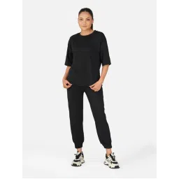 Wear Jukebox Cloud Comfort Black T-Shirt with Joggers (Set of 2)-picture-17