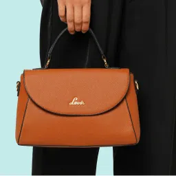 Lavie Women's Bleech Flap Satchel (Tan) (L)-picture-39