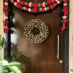 Forestkraft Grand Abundance Flower Toran 2 Strings, Vaastu Diwali Decor-image-16