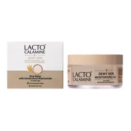 Lacto Calamine Dewy Rice Moisturizer for Face, Rice Water & Niacinamide For Korean Glass Skin-image-60
