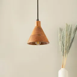 Teak Wood Cased Pendant Light-image-37