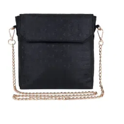 Tarini Nirula Flora Black Sling Bag with Detachable Strap-picture-15