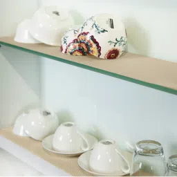 OBSESSIONS Non-Adhesive EVA Drawer and Shelf Liner, Beige-image-9