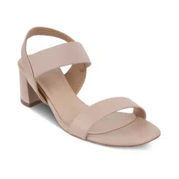 PEPPER Womens Beige Block Heels-picture-40