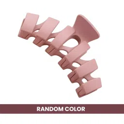 Matra Zig Zag Claw Clip Matte Hair Clutcher Large Big Clutches- Random Colour-image-51
