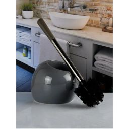 Kookee Ceramic Toilet Brush with Holder for Bathroom (Set of 2)-picture-1