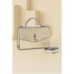Allen Solly Women Gold Casual Sling Bag With Detachable Strap-picture-15