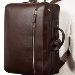 Hidesign Pisco 02 Genuine Leather Men's Backpack - Brown-picture-38