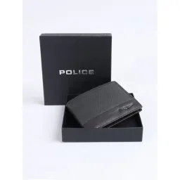 Police Men Leather Colorblock Multi-Color Wallet-image-2