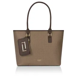 Lavie Luxe Women Brown Mono Sherryl25 Pro Laptop Tote Bag with Pouch (Set of 2) (L)-image-82