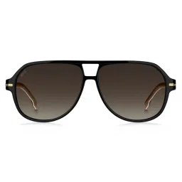 hugo boss accessories Hugo Boss Men UV Protected Polarized Full Rim Brown Lens Rectangle Sunglasses - 20597480759HA (59)-picture-32